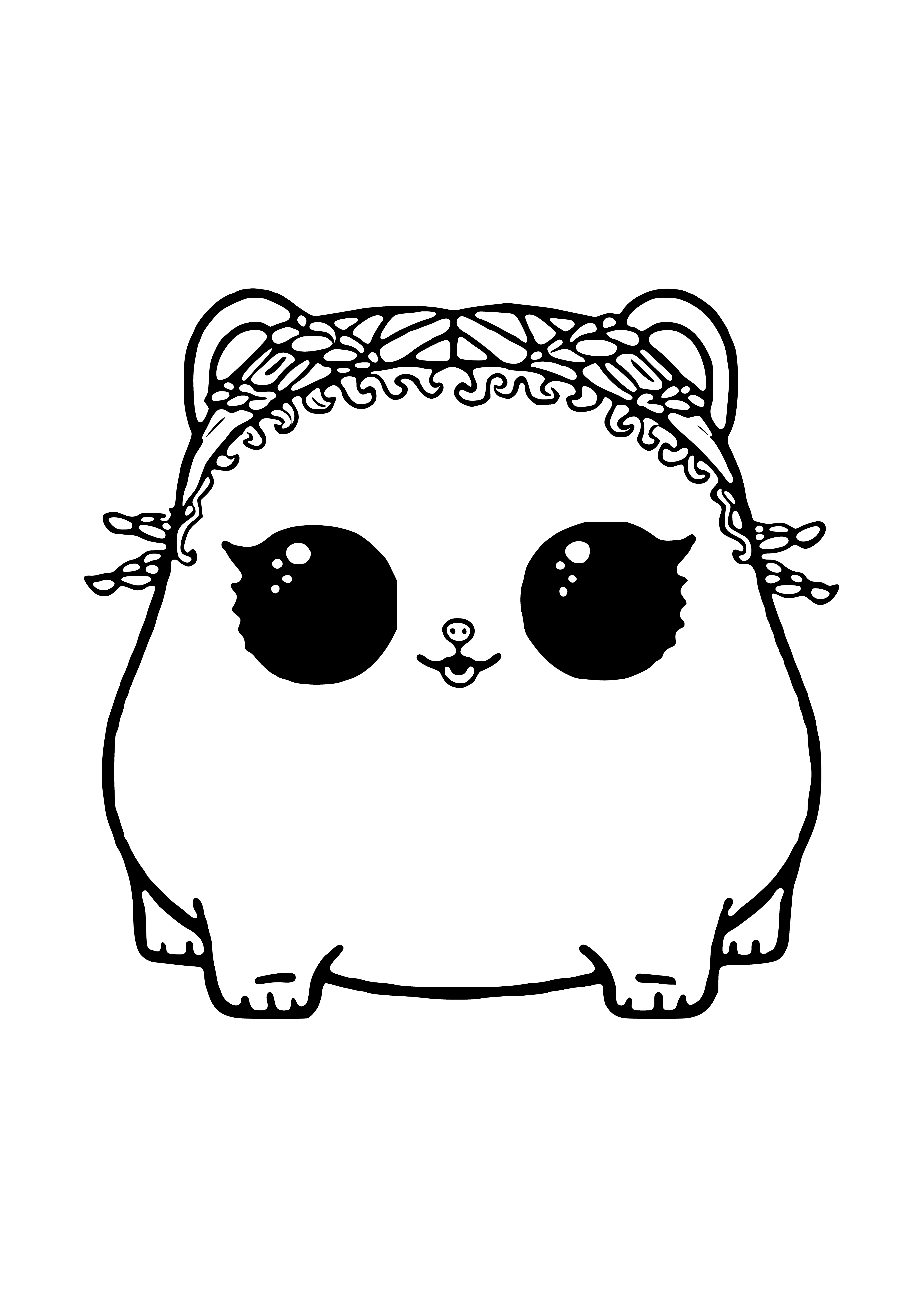 LOL pet Hamster coloring page