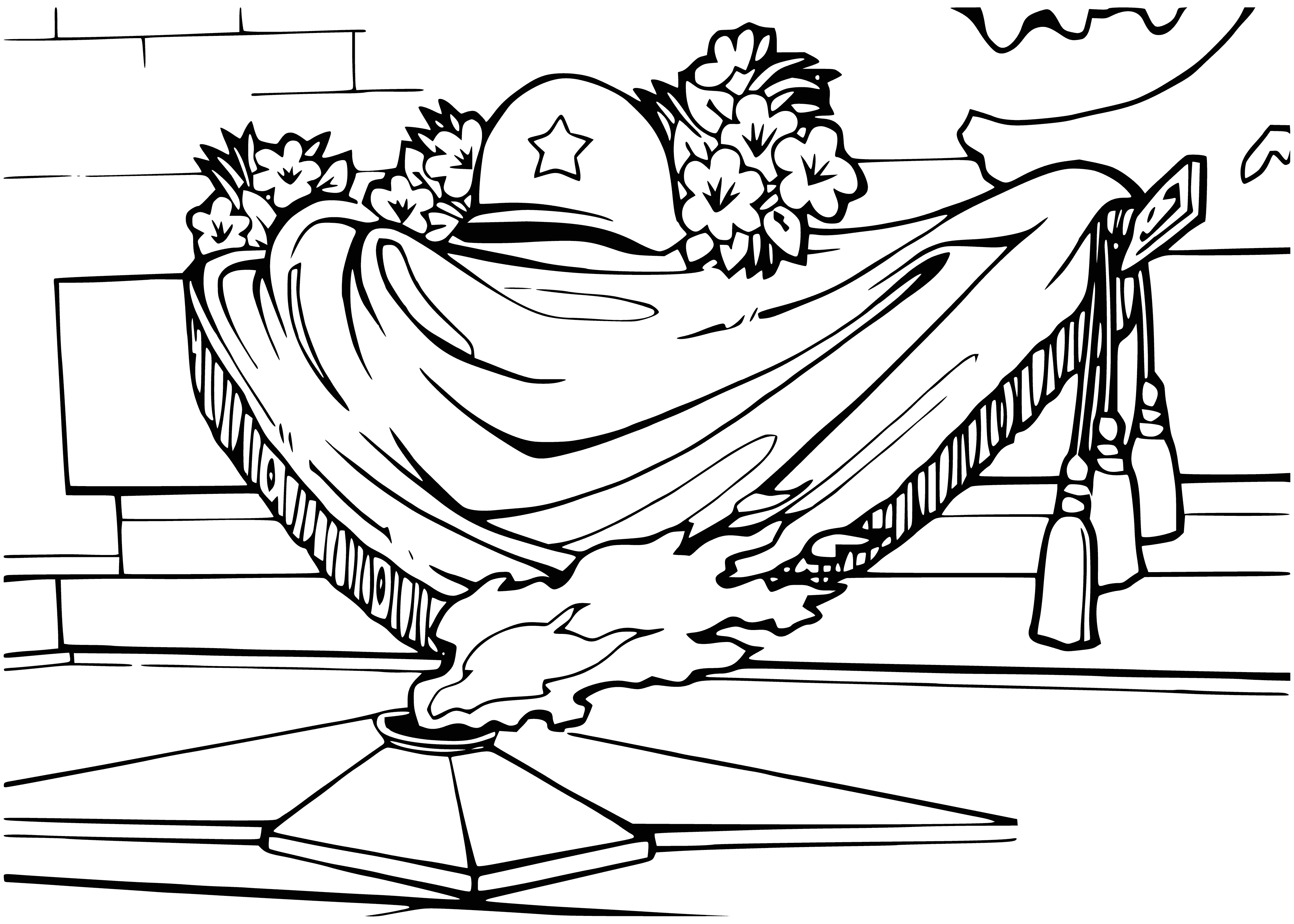 Everlasting memory coloring page