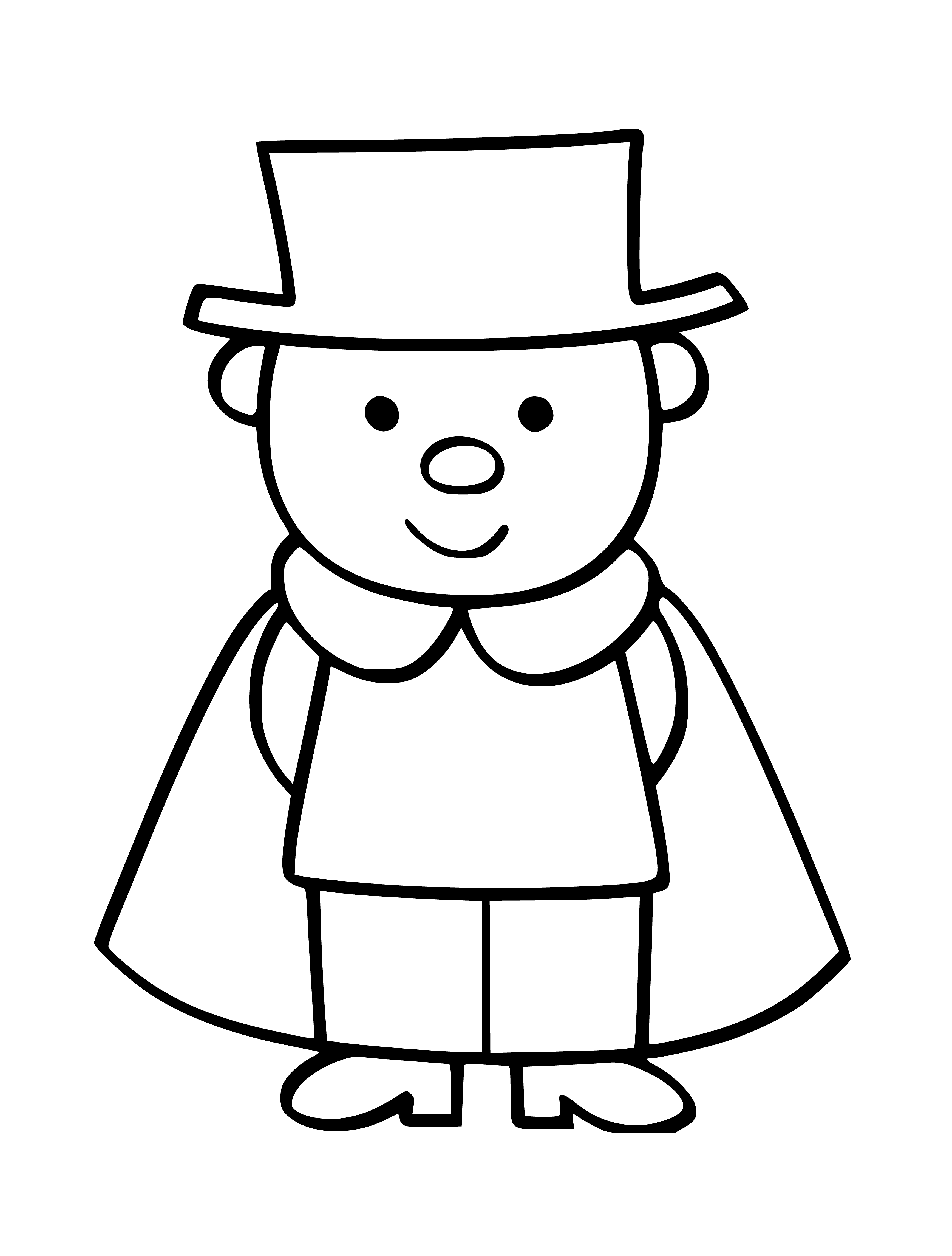 Fashionista coloring page