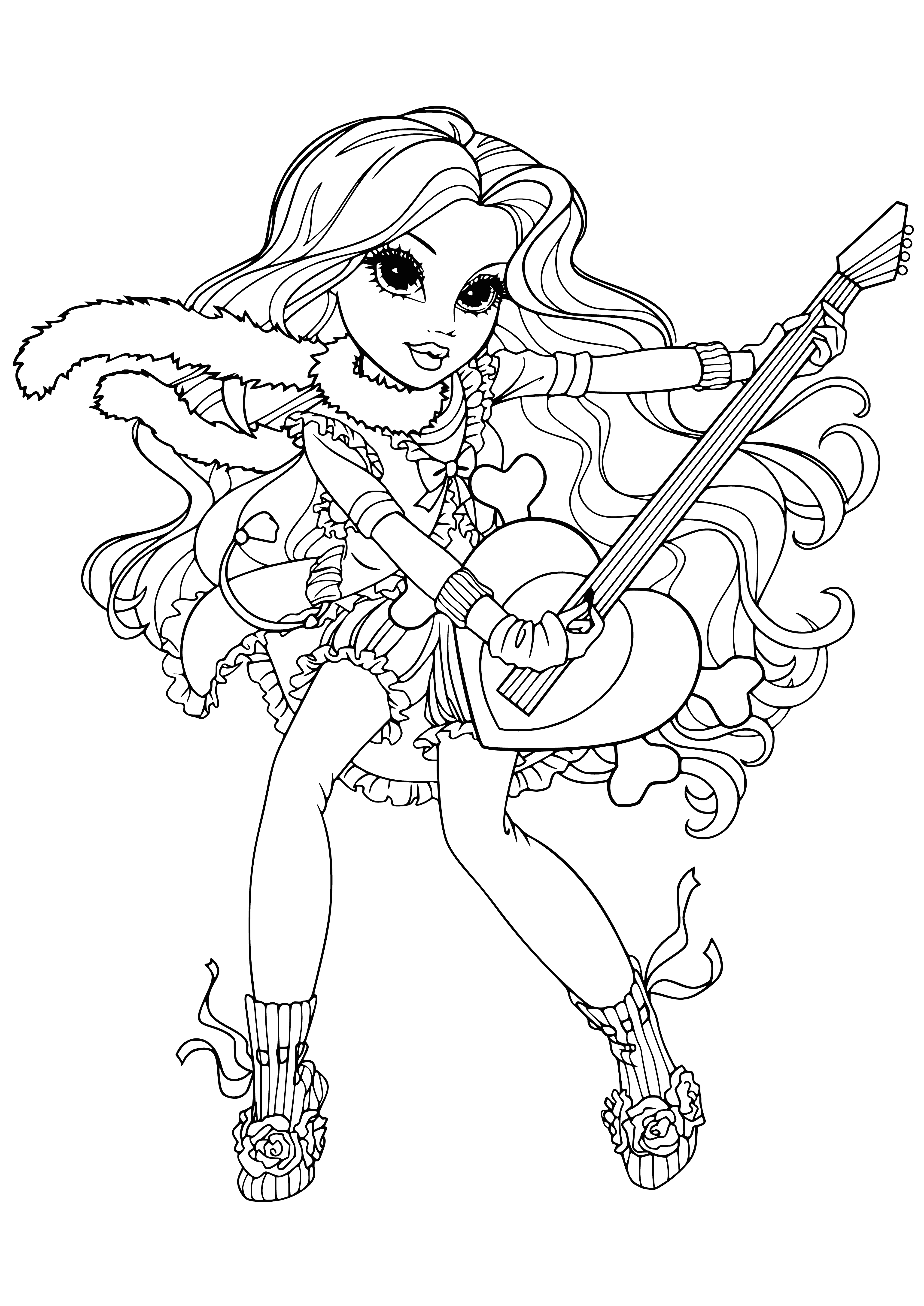 Sofina coloring page