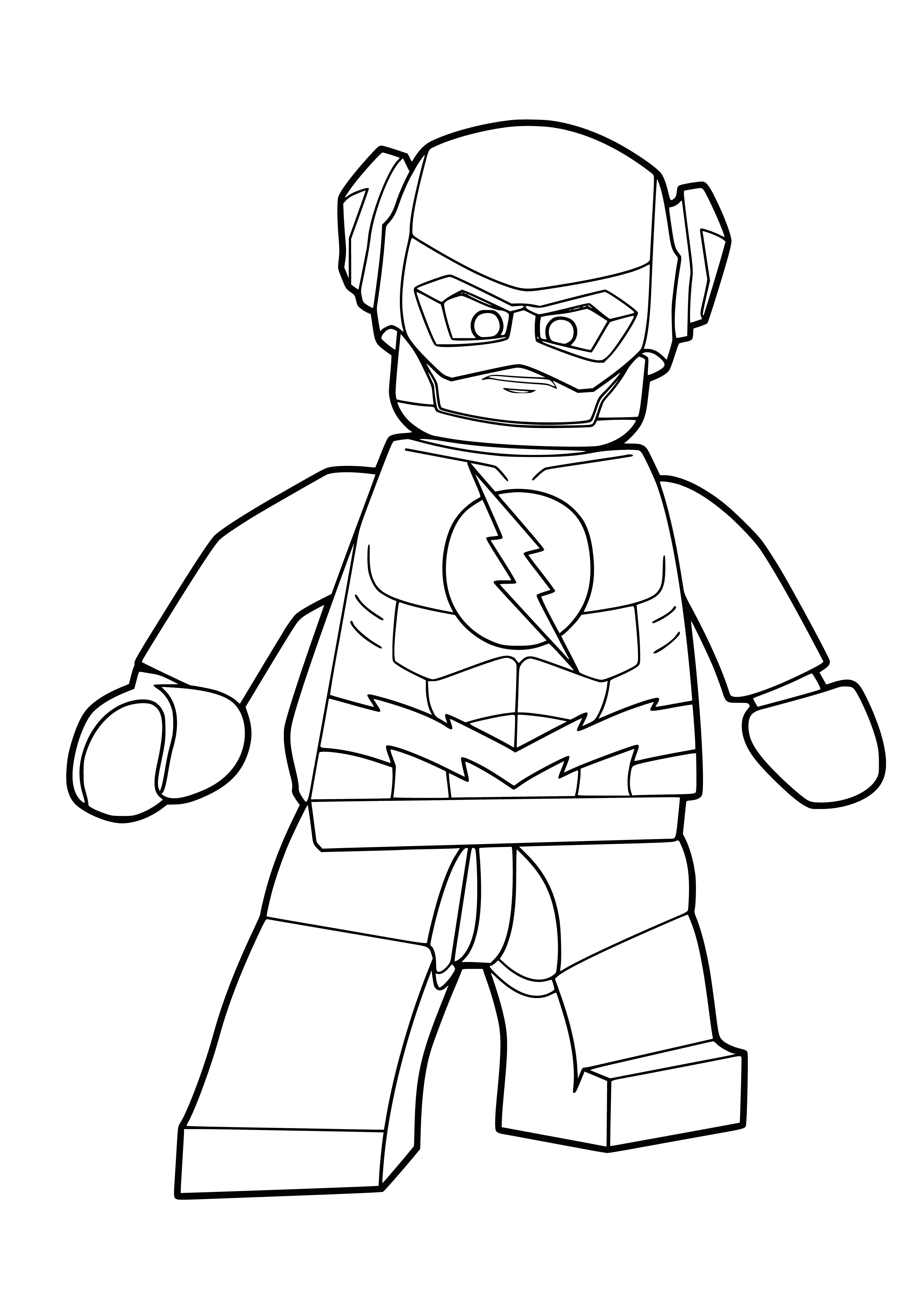 Flush coloring page