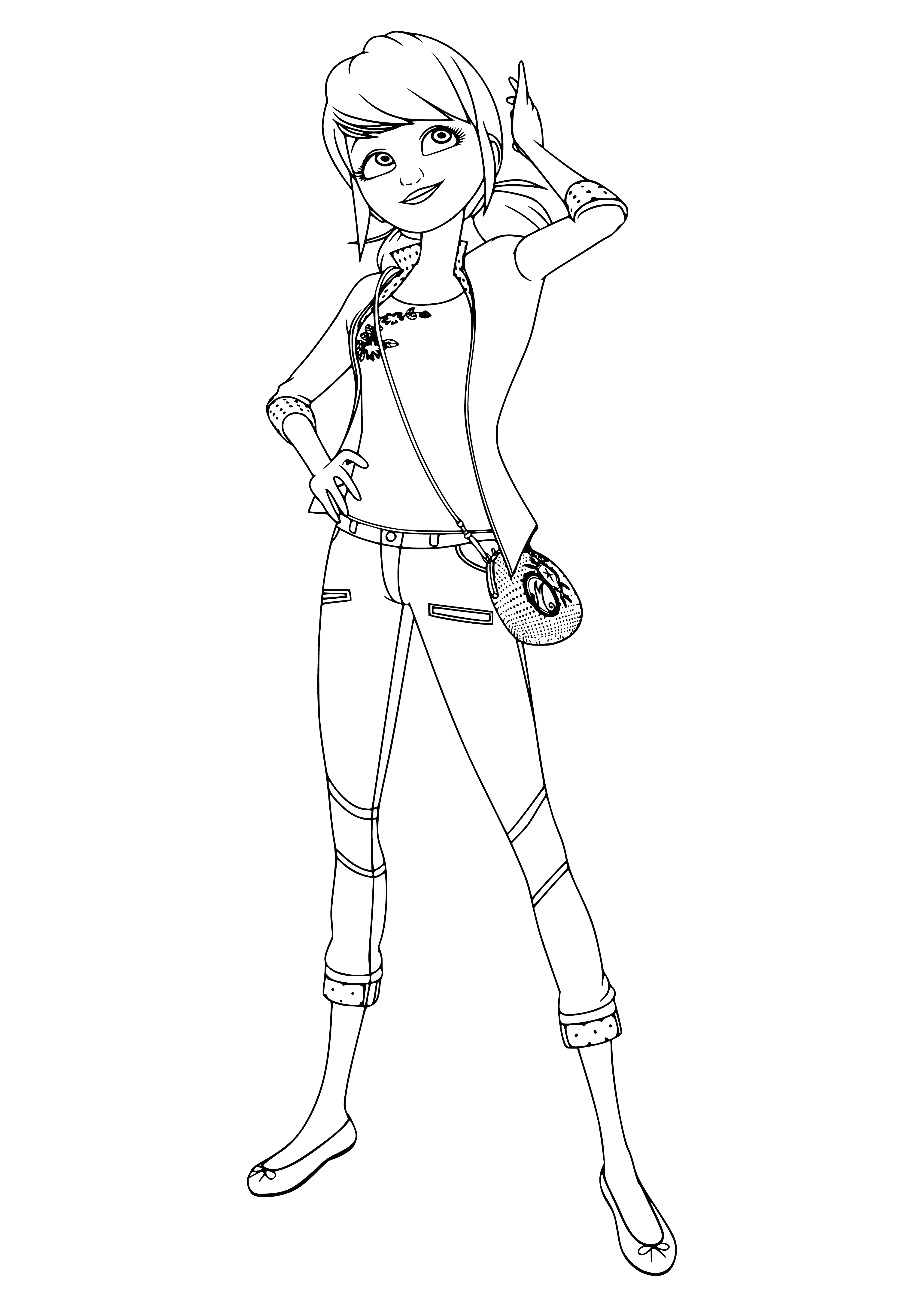 Marinette Dupont-Chen coloring page