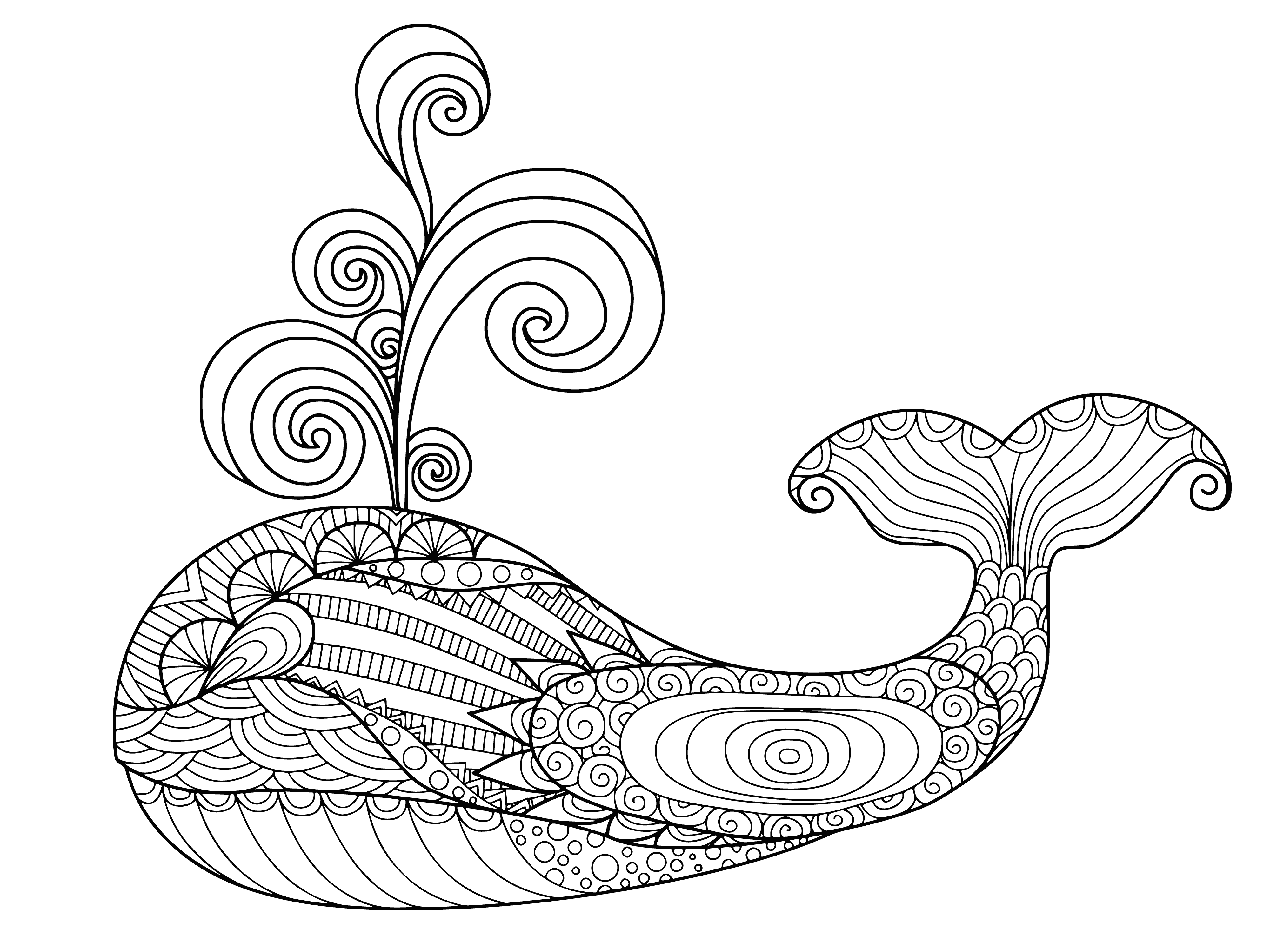 coloring page: Coloring kit w/ sea scene & plenty of fish, seagulls, & dolphins - perfect for relaxation & reducing stress.