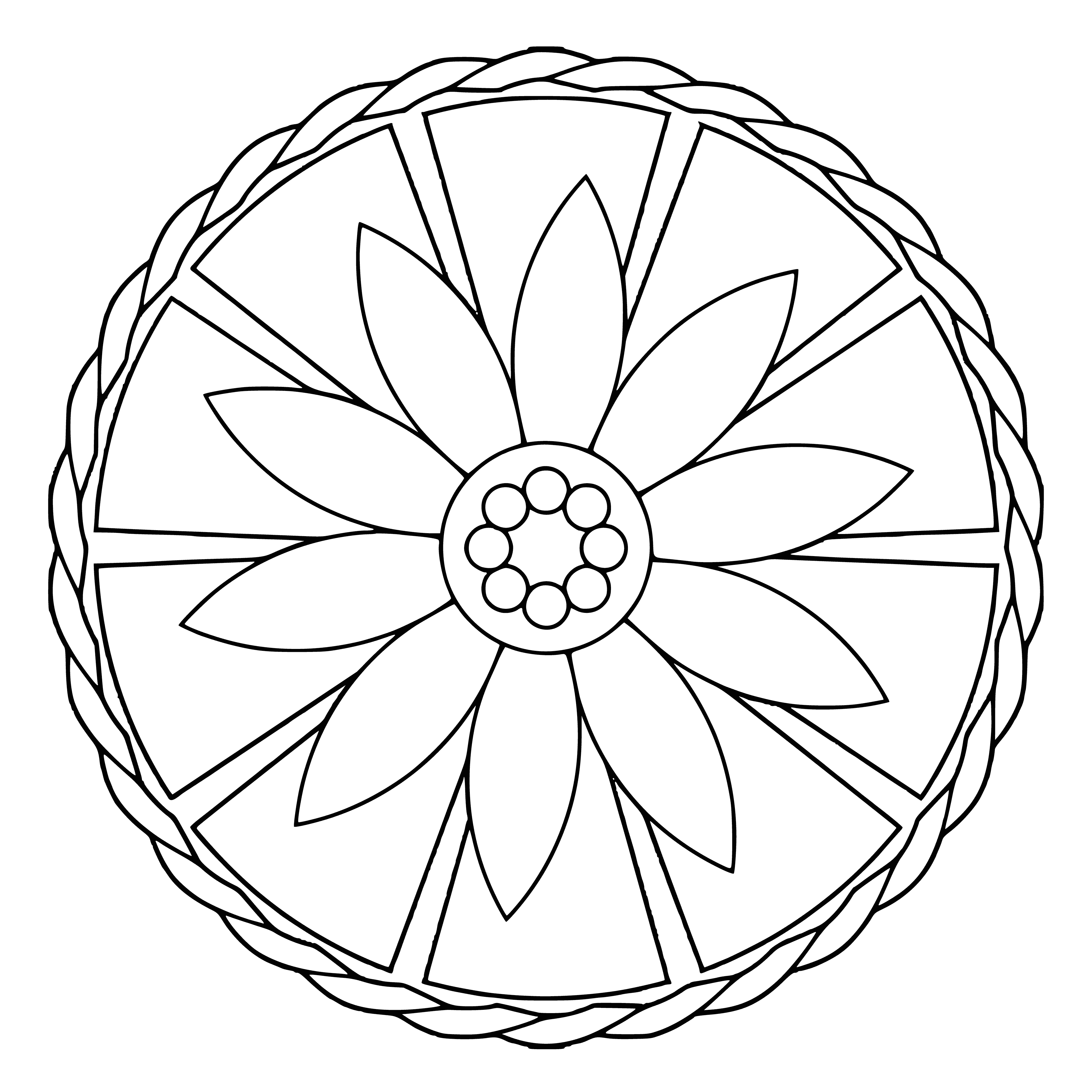 coloring page: Explore multiple intricate mandala patterns & create unique designs with this coloring page.