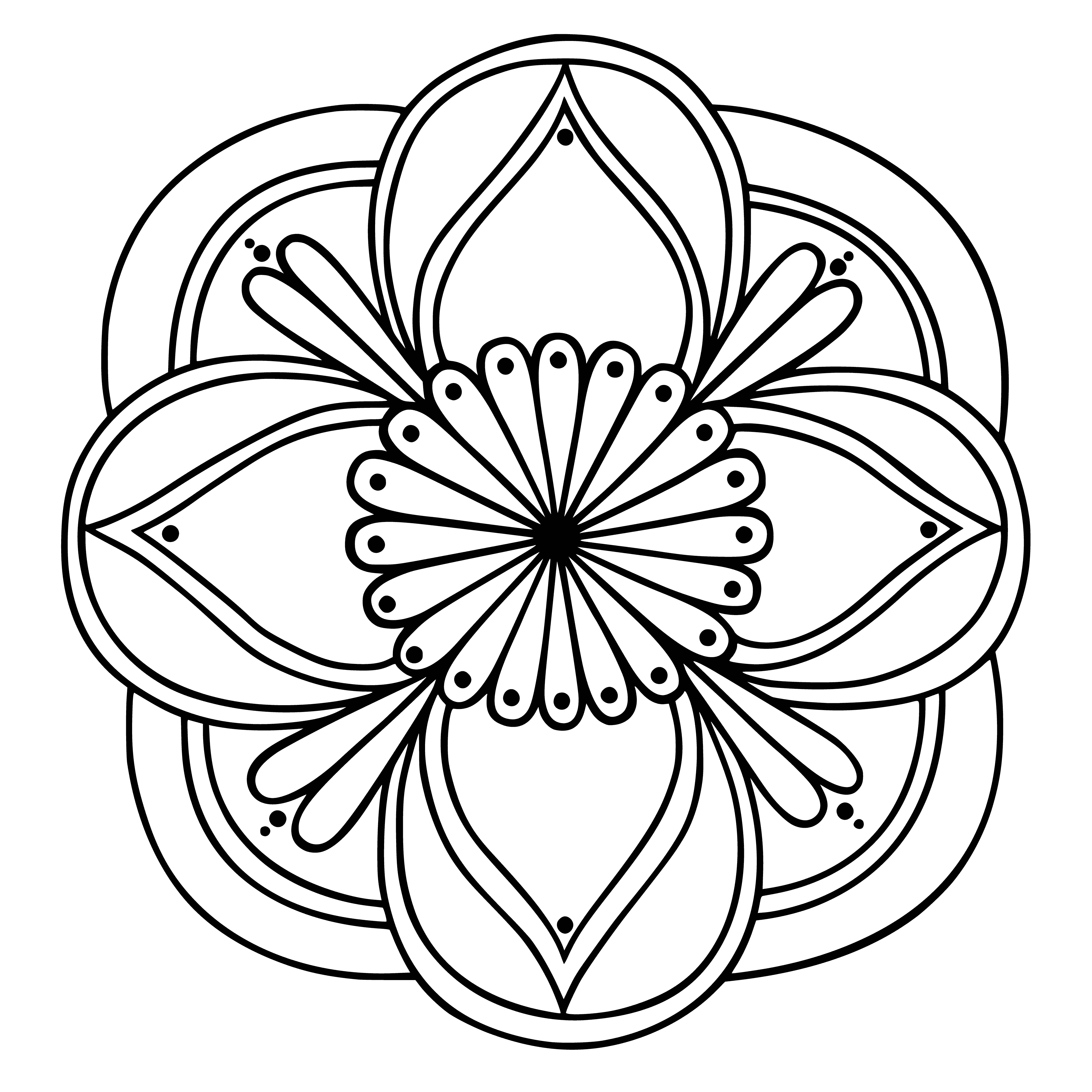 Mandala kolorowanka
