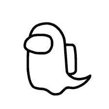 coloring page: Character Among As in the form of a ghost