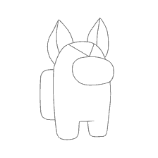 coloring page: Coloring Among As with ears
