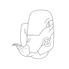 coloring page: Character outlines of Among As for coloring