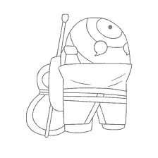 coloring page: Coloring Character from Among As