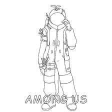 coloring page: Character Coloring from the game Among Us