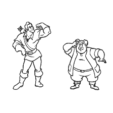Gaston and Maurice from Beauty and the Beast