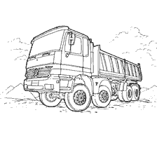 Dump truck Mercedes-Benz