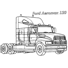 Cargo tractor Ford Aeromax 120
