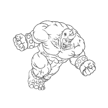 kolorowanka: Nosorożec z Marvel Comics