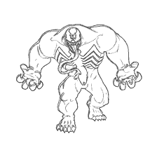 kolorowanka: Kolorowanka Venom od Spider- Man