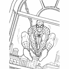 kolorowanka: Kolorowanki Spider- Man