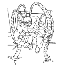 kolorowanka: Kolorowanki Dr. Octopus z Spider-Man
