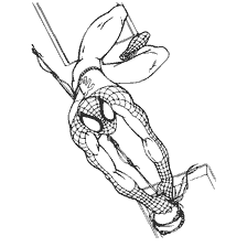 kolorowanka: Spider-Man rysowanie w farby