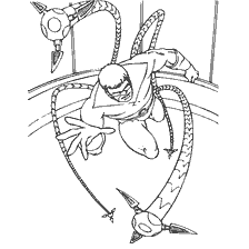 kolorowanka: Kolorowanki Dr. Octopus z Spider-Man