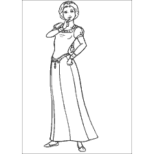 Disegno Principessa Fiona di Shrek