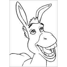 Charming Donkey dal cartone animato Shrek per la colorazione