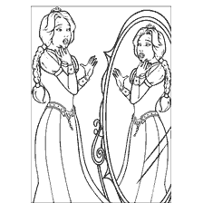 Disegno Principessa Fiona di Shrek