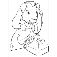Lilo is on the phone with Cobra