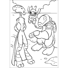 Coloring Lilo and Stitch - Capturing Stitch