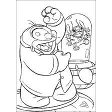 Coloring picture of Jamba and Stitch