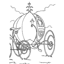 Cinderella's carriage turned from pumpkin