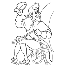 Cinderella coachman holding a crew control system