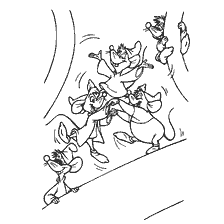 Cinderella coloring: Mice rejoice