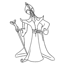 The evil Jafar of Aladdin