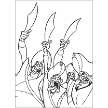 The Guards of Aladdin with Swords