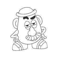 Mr. Potato Head for Toy Story Coloring
