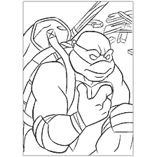 coloriage: Colorer les tortues ninja avec Donatello