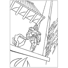 coloriage: Coloration des tortues Ninja par Schroeder
