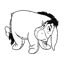 Sad donkey Winy Pooh