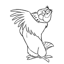 Preenchimento do desenho animado Winnie Bear, colorindo livro
