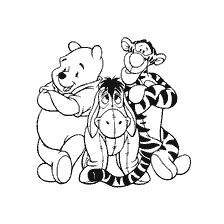 Winnie, Eeyore en Tigger