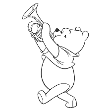 Winnie speel die trompet