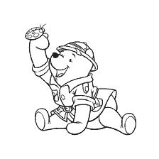 Winnie Bear in Research Suit with Insect