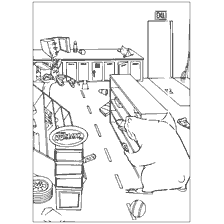 coloring page: Picture from Coloring Shop Defeat from Hunting Season