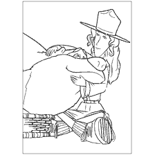 coloring page: Coloring picture of the bear Boog and his friend