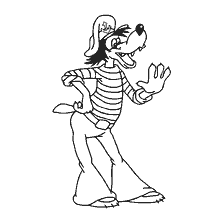 Colorare Wolf-Sailor dal cartone animato Beh, aspetta!