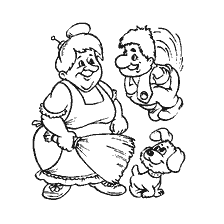 Kid et Carlson avec Franken Bock et le chien