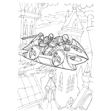 coloring page: Motoplan coloring, transport of the future