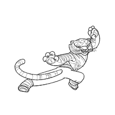 Master Tiger from Kung Fu Panda