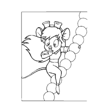 The nut from Chip and Dale rush to help on beads
