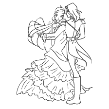 Winx: Bloom and Skye dance